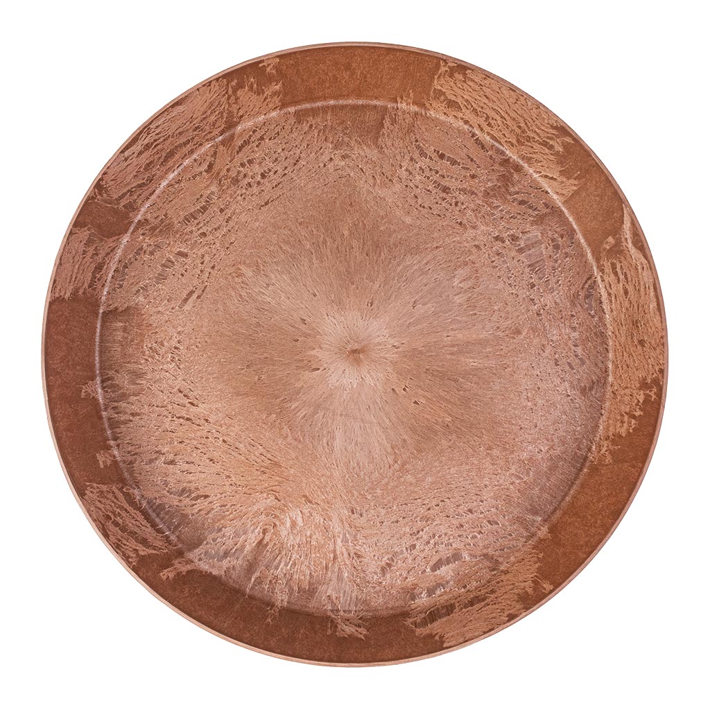 Claire Artstone Plant Pot Saucer - Oak - Small
